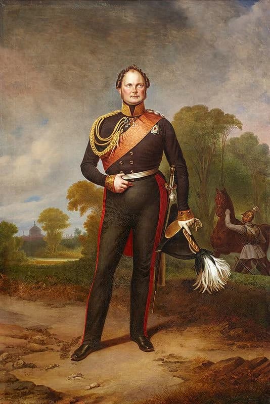 Friedrich Wilhelm IV., 1844 von Franz Krüger gemalt. Stiftung Preußische Schlösser und Gärten Berlin-Brandenburg.
